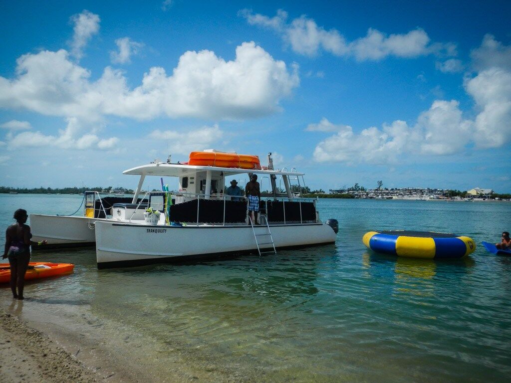 mini catamaran boat